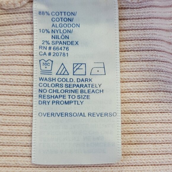 Tommy Hilfiger Woman’s Light pink wrap short sleeve knit top size S - Picture 8 of 11